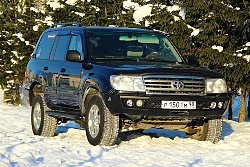 Передний силовой бампер Toyota Land Cruiser 100 "АМЗ" (Тамерлан)