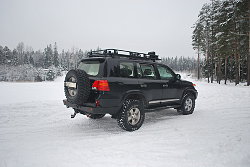 Силовой бампер задний Land Cruiser 200