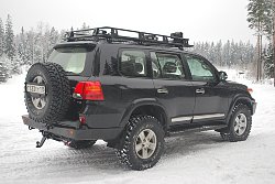 Силовой бампер задний Land Cruiser 200