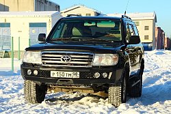 Силовой бампер задний Toyota Land Cruiser 100