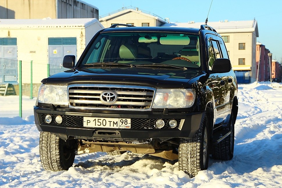 Силовой бампер задний Toyota Land Cruiser 100