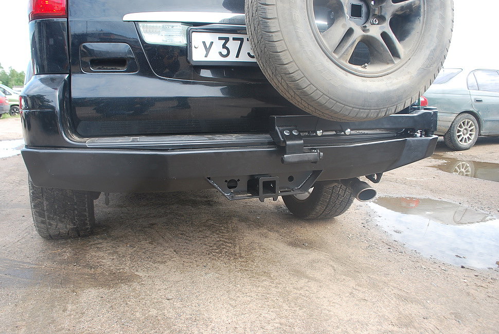 Силовой бампер задний Lexus GX470
