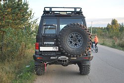 задний силовой бампер land cruiser 76
