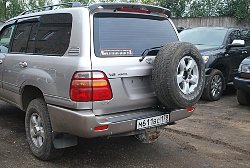 Калитка под запасное колесо TLC100 в штатный бампер, запаска, силовой обвес, силовой бампер TLC100, калитка под запаску в родной бампер, силовой обвес, лаборатория полного привода