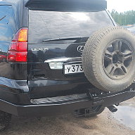 Силовой бампер задний Lexus GX470