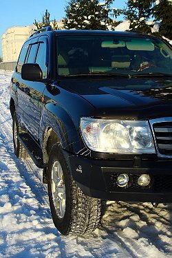 Силовой бампер задний Toyota Land Cruiser 100