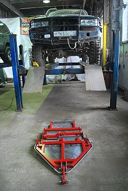 Защита Tlc 80 активная Toyota Land Cruiser, силовой обвес Тамерлан, лаборатория полного привода