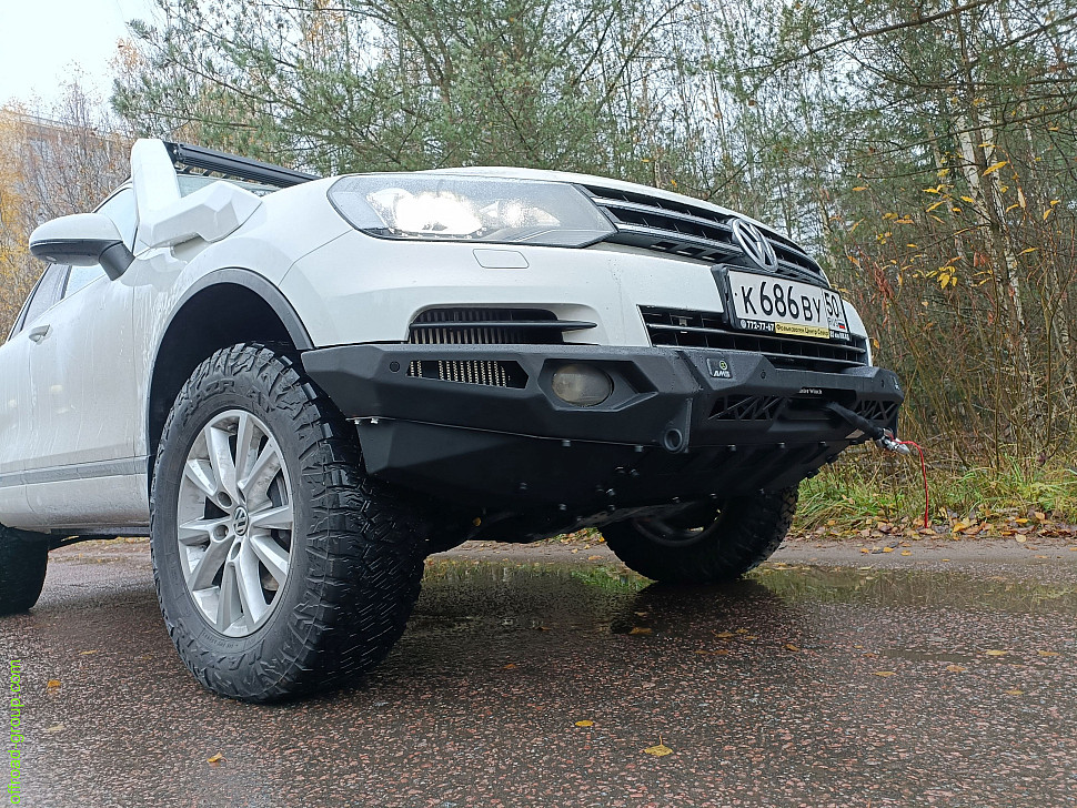Силовой бампер для Volkswagen Touareg 2 (2010-2014)