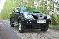 Cиловые бамперы Toyota Hi-lux серия Л