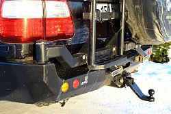 Силовой бампер задний Toyota Land Cruiser 100