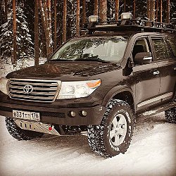 Силовой бампер Land Cruiser 200