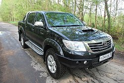 Cиловые бамперы Toyota Hi-lux серия Л