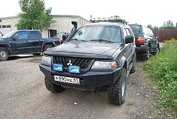 Передний силовой бампер Mitsubishi Pajero Sport, Montera