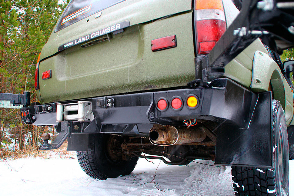 Силовой бампер для Land Cruiser 80