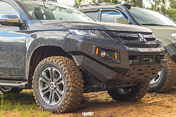 Силовой бампер для Mitsubishi L200 5 поколение рестайлинг