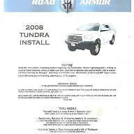 Инструкция по установке бамперов ROAD ARMOR