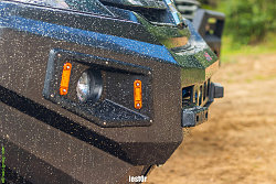 Силовой бампер для Mitsubishi L200 5 поколение рестайлинг