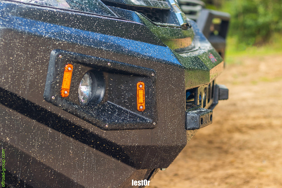 Силовой бампер для Mitsubishi L200 5 поколение рестайлинг