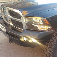 Силовой бампер передний на Dodge Ram