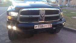 Силовой бампер на Dodge Ram