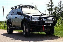 силовой бампер Pajero Sport 2
