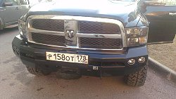 Силовой бампер на Dodge Ram