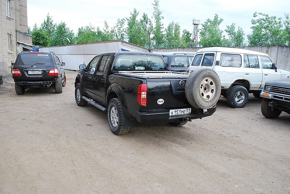 Nissan Navara силовой обвес (передний силовой бампер, задний силовой бампер, защита  днища, боди лифт кузова)Передний силовой бампер Nissan Navara, производства компании "Тамерлан"
