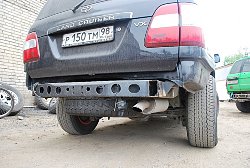 Калитка под запасное колесо TLC100 в штатный бампер, запаска, силовой обвес, силовой бампер TLC100, калитка под запаску в родной бампер