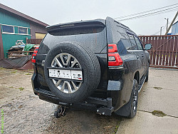 Калитка в штатный бампер для Toyota Land Cruiser Prado 150