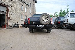 Nissan Navara силовой обвес (передний силовой бампер, задний силовой бампер, защита  днища, боди лифт кузова)Передний силовой бампер Nissan Navara, производства компании "Тамерлан"