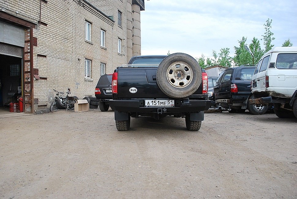 Nissan Navara силовой обвес (передний силовой бампер, задний силовой бампер, защита  днища, боди лифт кузова)Передний силовой бампер Nissan Navara, производства компании "Тамерлан"