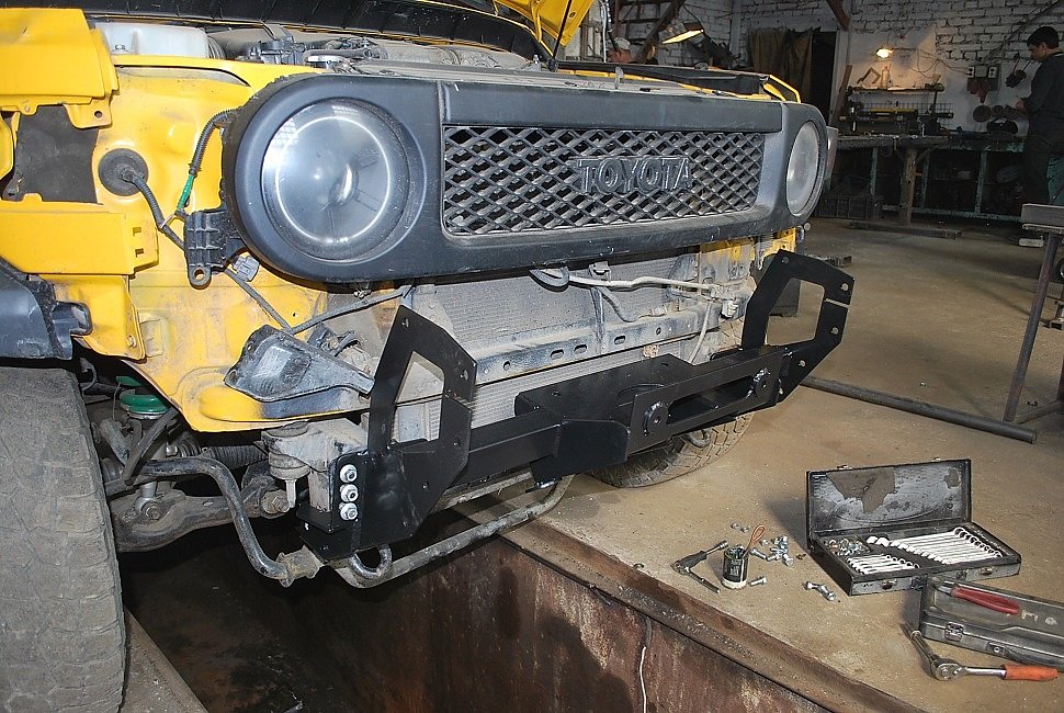 Fj Cruiser Бампер передний силовой, силовой бампер Fj Cruiser