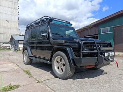 Силовой бампер на Mercedes G-class