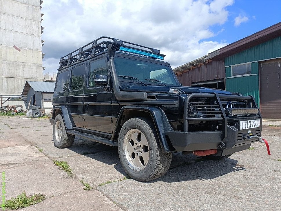 Силовой бампер на Mercedes G-class