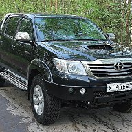 Cиловые бамперы Toyota Hi-lux серия Л