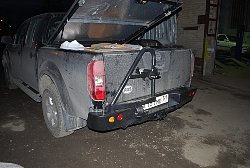 Nissan Navara силовой обвес (передний силовой бампер, задний силовой бампер, защита  днища, боди лифт кузова)Передний силовой бампер Nissan Navara, производства компании "Тамерлан"