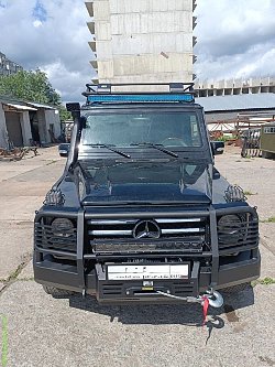 Силовой бампер на Mercedes Gelandewagen