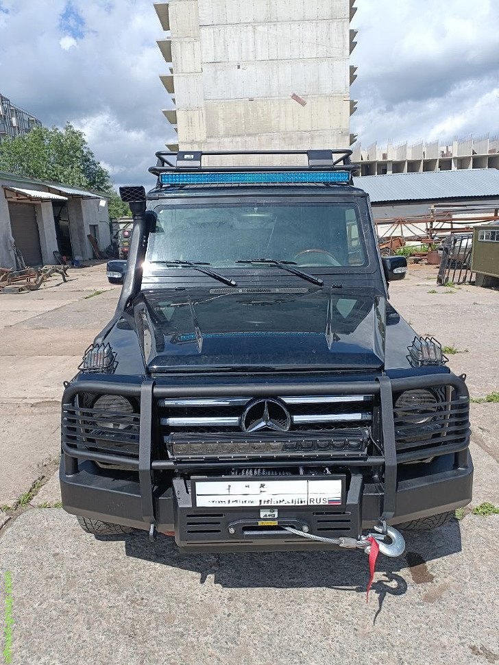 Силовой бампер на Mercedes Gelandewagen