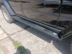Силовые пороги на Mercedes Gelandewagen