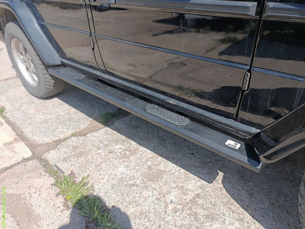 Силовые пороги на Mercedes Gelandewagen