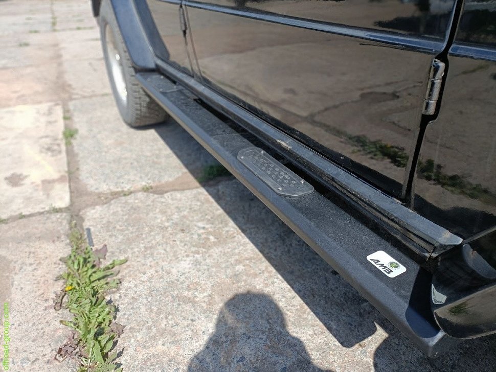 Силовые пороги на Mercedes G-class