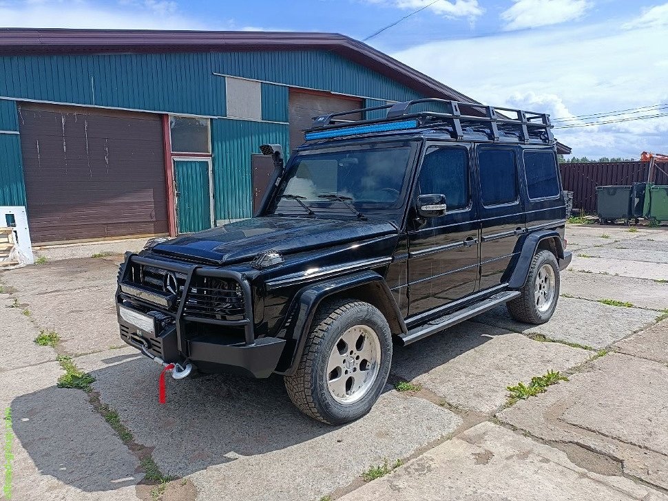 Силовой бампер на Mercedes G-class