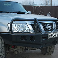 Силовой бампер передний/задний Nissan Patrol Y61