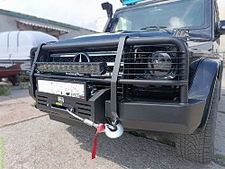 Силовой бампер на Mercedes Gelandewagen