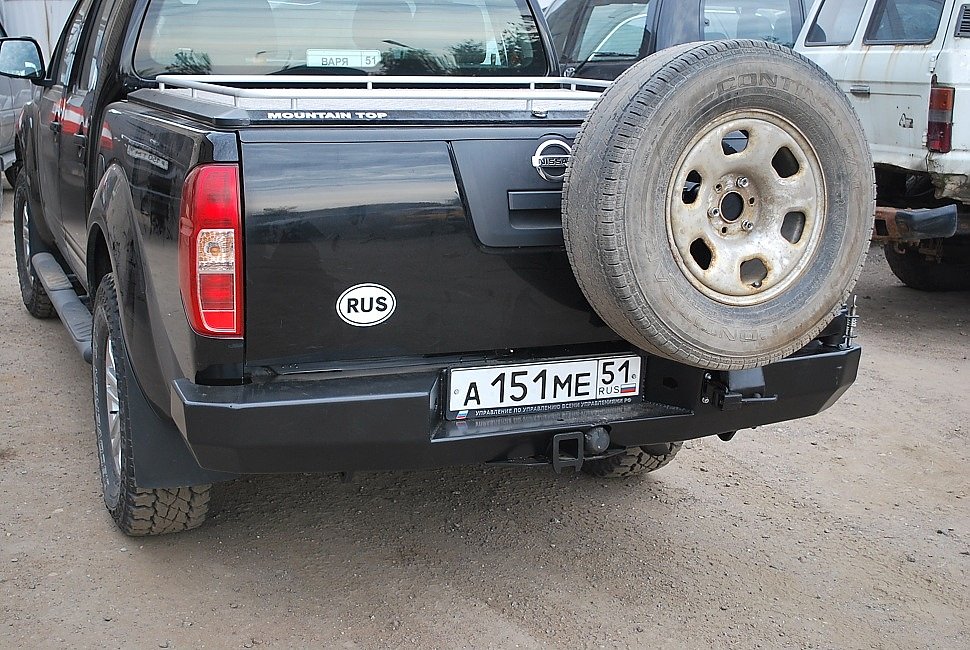 Nissan Navara силовой обвес (передний силовой бампер, задний силовой бампер, защита  днища, боди лифт кузова)Передний силовой бампер Nissan Navara, производства компании "Тамерлан"
