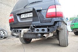Калитка под запасное колесо TLC100 в штатный бампер, запаска, силовой обвес, силовой бампер TLC100, калитка под запаску в родной бампер, силовой обвес, лаборатория полного привода