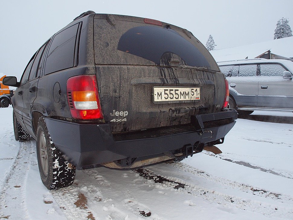 Силовой бампер задний Grand Cherokee II