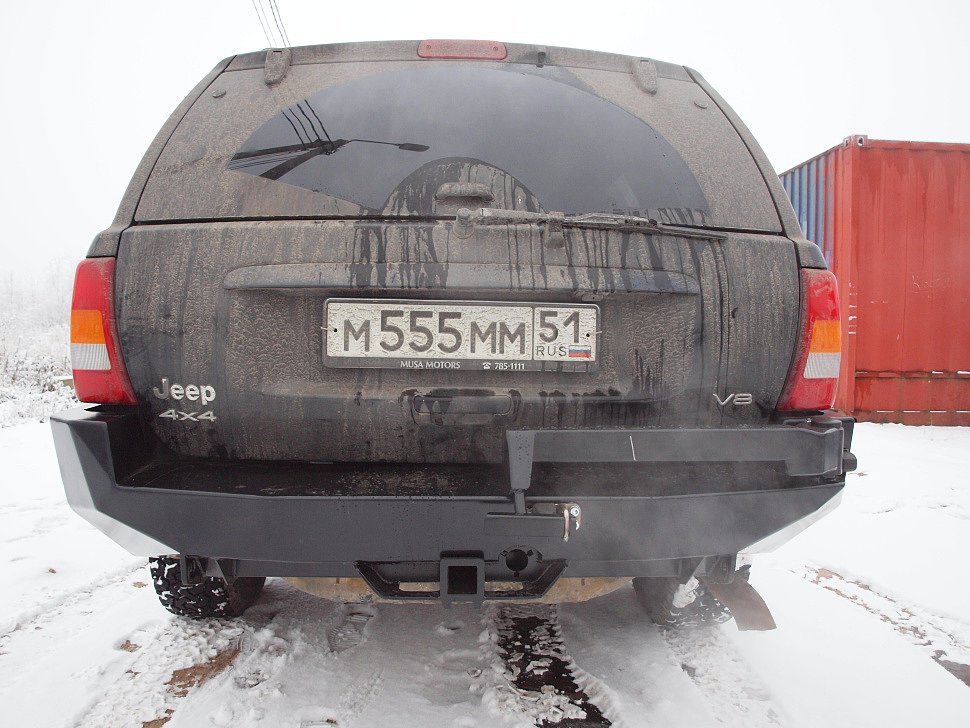 Силовой бампер задний Grand Cherokee II