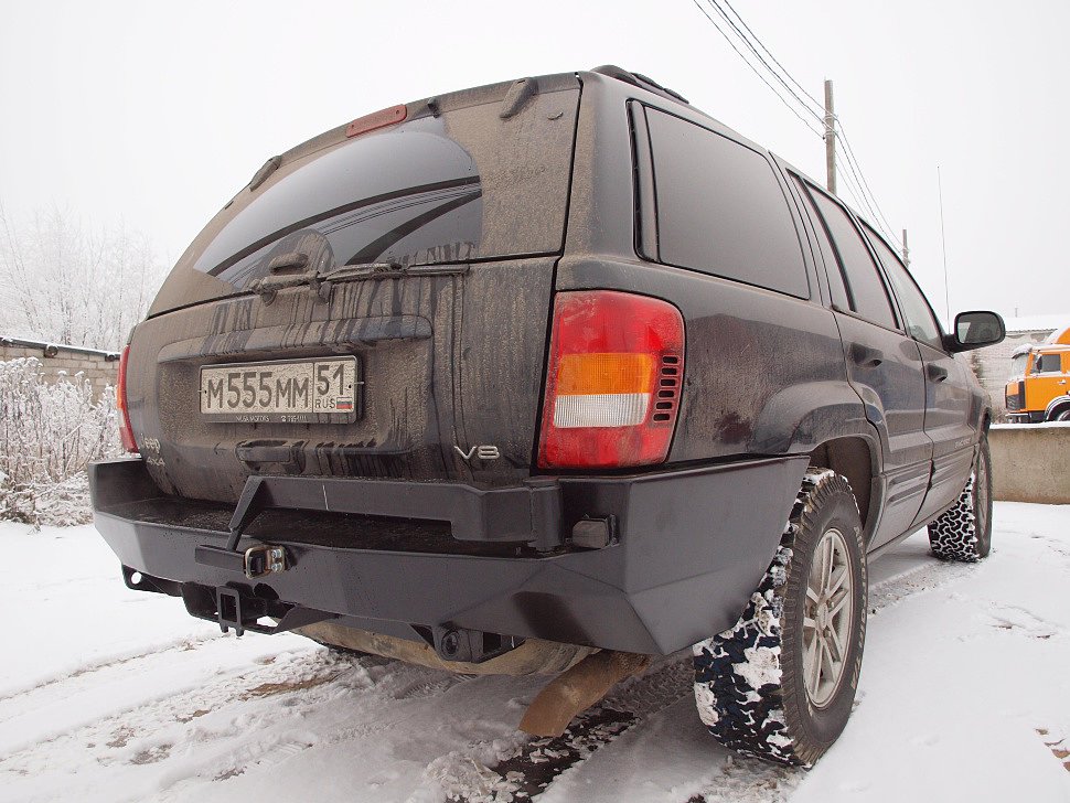 Силовой бампер задний Grand Cherokee II