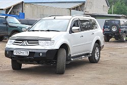 Силовой бампер передний Mitsubishi Pajero Sport II (серия Л)